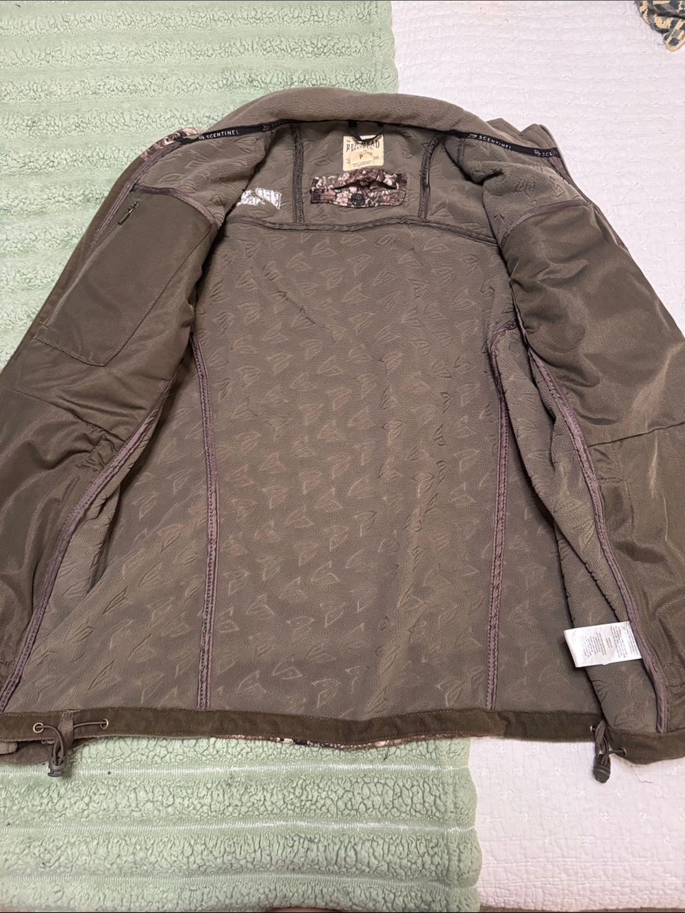 RedHead Realtree-Style Utility Jacket in Brown and Olive - warm/fleece - Picture 8 of 10